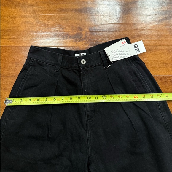 NWT Uniqlo Women’s Pleated Denim Pants - Picture 6 of 8